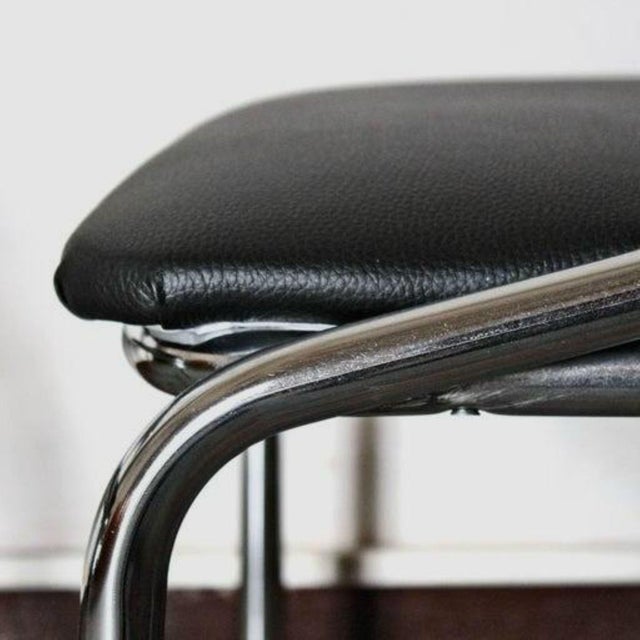 Black Dining Chairs, 1970s, Set of 4 For Sale - Image 9 of 12