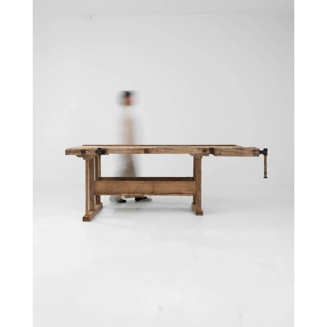 Mid 20th Century 20th Century Czech Carpenter’s Workbench For Sale - Image 5 of 11