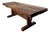 Rustic Wood Trestle Dining Table For Sale