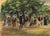 Alexander Hunter, Figures in Princes St Gardens, Edinburgh, 1888, Watercolour For Sale - Image 4 of 4