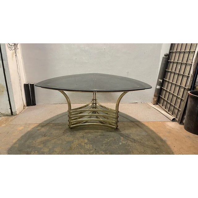 Vintage Table in Brass, 1970s For Sale - Image 3 of 10