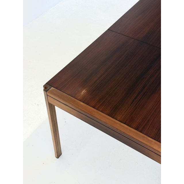 Wooden 4D Dining Table attributed to Angelo Mangiarotti for Molteni, 1970s For Sale - Image 16 of 18