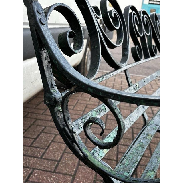 Regency Iron Garden Bench. Superb Quality. Sizes :- 157 cms wide, 82 cms high, 64 cms depth, 43 cms seat height. Extremely...