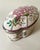 Shabby Chic Mid Century Pink and Green Floral Box For Sale - Image 3 of 7