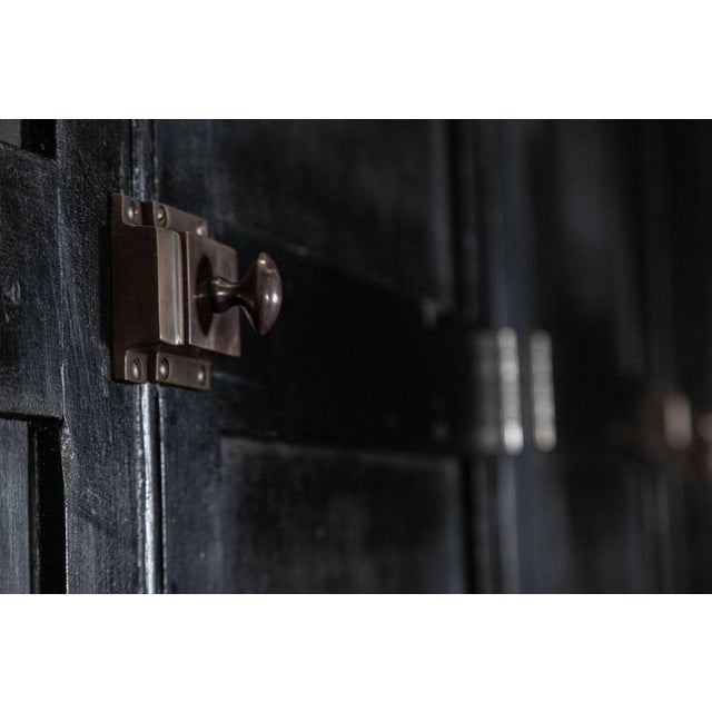 English Ebonised Oak and Pine Housekeeper's Cupboard, 1890 For Sale - Image 13 of 18