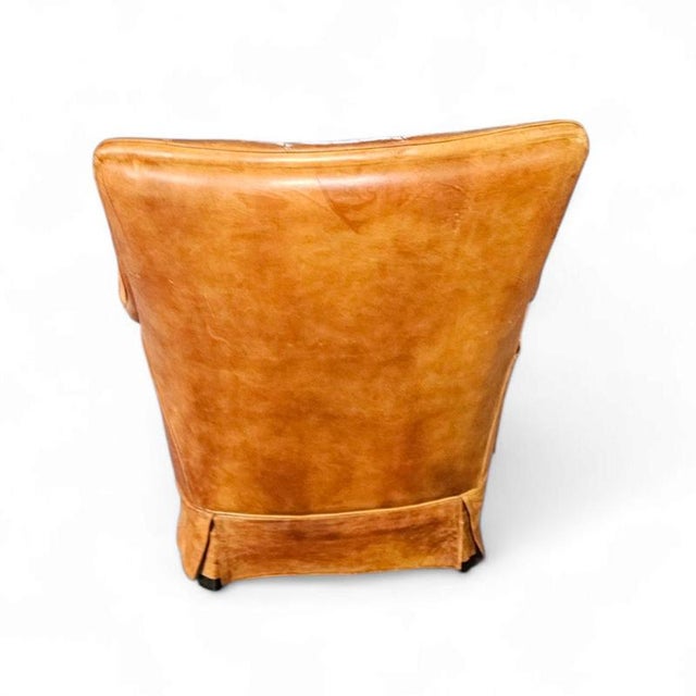 Sheep Leather Club Chair with Magazine Holder, 1970s For Sale - Image 5 of 18