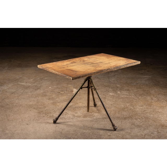 Brown Early 20th Century Field Drafting Table by A. Hoffman & Co. For Sale - Image 8 of 9