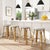 Evoking images of sidewalk tables in the Cote d'Azur, counter stools like this will give your kitchen or patio the casual...