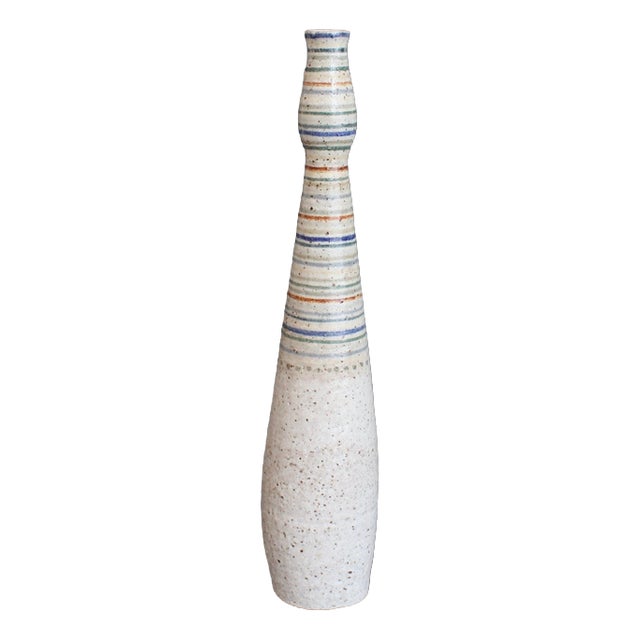 Vintage Italian Bottle by Bruno Gambone, 1970s For Sale