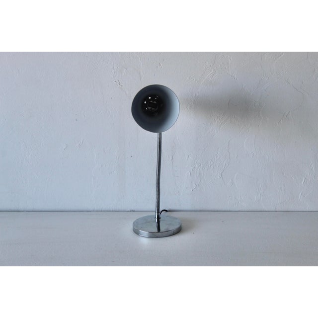 1980s 1970s Josef Hurka for Napako Style Modern Gooseneck Yellow Desk Lamp For Sale - Image 5 of 15