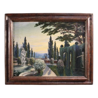 Italian Artist, Landscape, Early 20th Century, Oil on Canvas For Sale