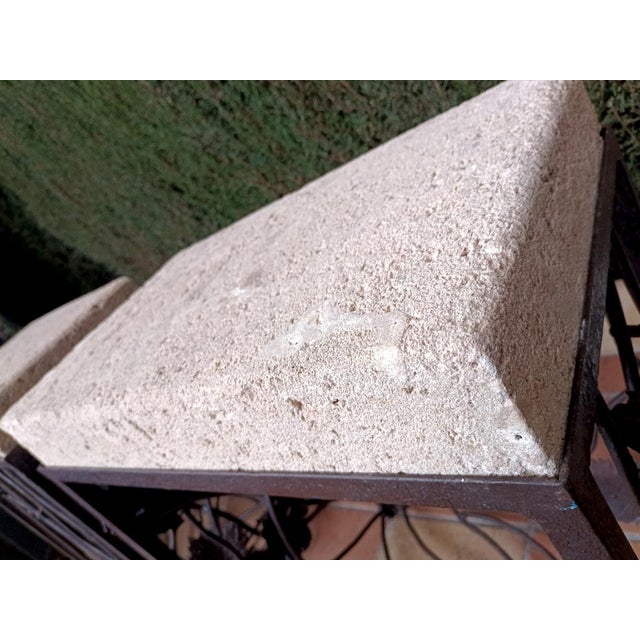 Handmade Wrought Iron Pedestals, 1960s, Set of 2 For Sale - Image 17 of 18