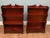 Regency Open Waterfall Bookcases in Mahogany, Set of 2 For Sale - Image 6 of 10