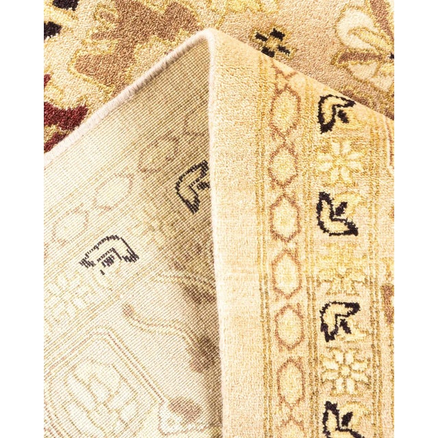 Mogul, One-of-a-Kind Hand-Knotted Area Rug in Ivory, 4' 9" x 7' 2" For Sale In New York - Image 6 of 8