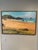 Vintage Large 37”x 25” Signed 1994 Plein Air Beach Landscape / Seascape, Oil on Canvas For Sale - Image 12 of 12