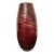 Murano Style Hand Blown Glass Vase For Sale