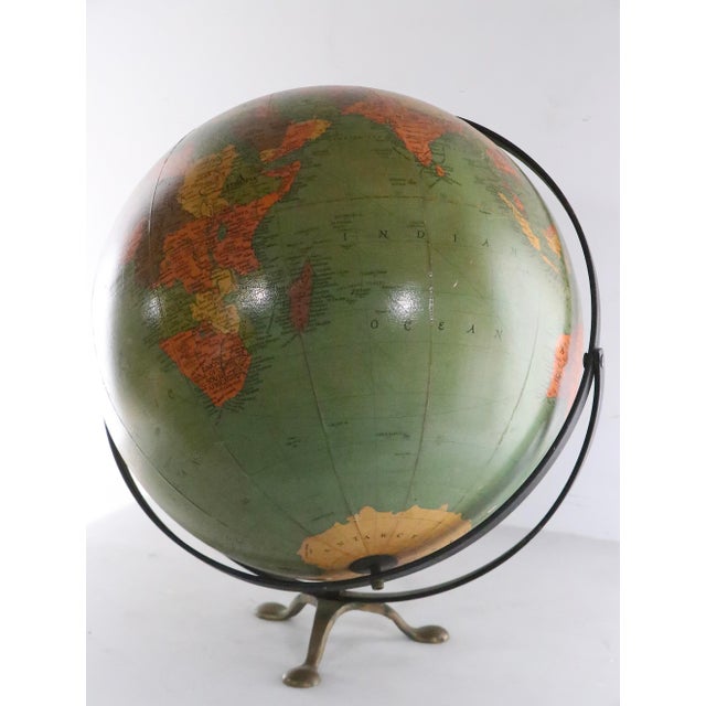 Vintage Replogle Globe on Stand For Sale - Image 10 of 18