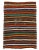 Textile Stripoed Vintage Kilim Rug For Sale - Image 7 of 7