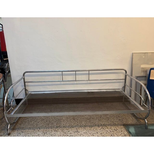 Bauhaus Chrome Daybed by Robert Slezak, 1930s For Sale - Image 9 of 9