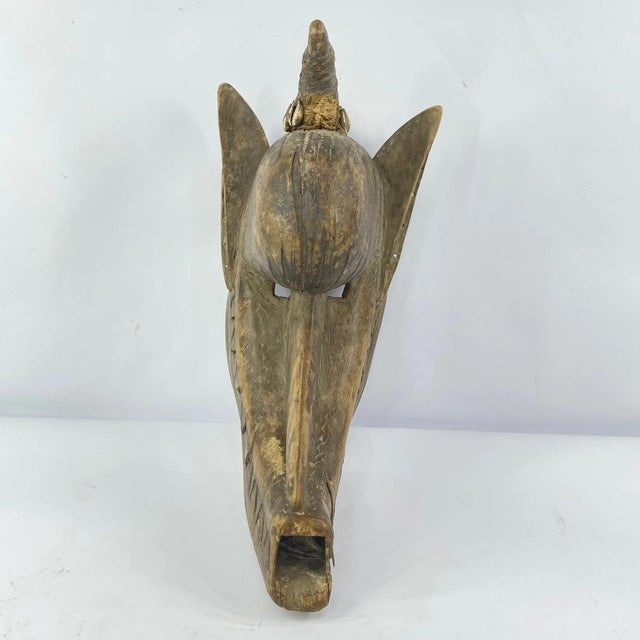Early 20th Century Bamana Hyena Mask Mali MATTER COLLECTION For Sale - Image 4 of 10