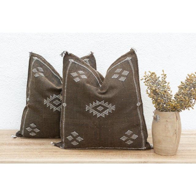 Introduce a harmonious touch of authentic Moroccan artistry to your home with this exquisite pair of handcrafted cactus...