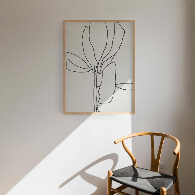 Contemporary Contemporary Minimalist Botanical Illustration Giclee Print For Sale - Image 3 of 5