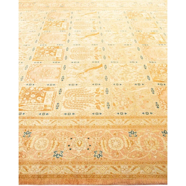 Solo Rugs Mogul, One-of-a-Kind Hand-Knotted Area Rug in Pink, 8' 3" x 10' 1" For Sale - Image 4 of 8