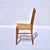 1940s 1940s Pair of Rope & Beech Wood Chairs Attributed to Frida Minet & Adrien Audoux for Vibo Vesoul For Sale - Image 5 of 10