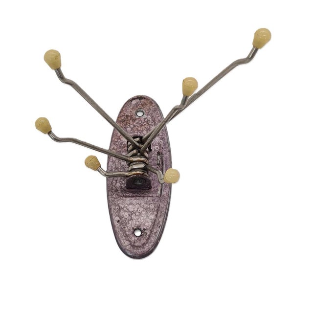 Modernist Wall Hook in Metal, 1950s-1960s For Sale - Image 10 of 10