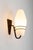 Large Outdoor Lamp in Metal and Opal Glass For Sale - Image 5 of 13