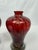1970s Pair of Red Ruby Goldstone Murano Glass Vases For Sale - Image 4 of 7