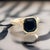 Metal Natural Sapphire Diamond Ring 6.75 14k Yellow Gold 4.65 TCW Certified For Sale - Image 7 of 18
