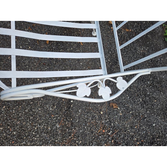Metal Vintage Wrought Iron Outdoor Patio Furniture For Sale - Image 7 of 10