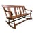 19th Century Pine Rocker Bench. For Sale