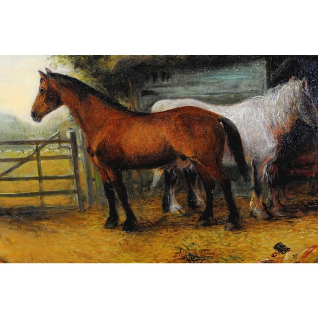 Realism Equestrian Horse Oil Painting Edwin Frederick Holt, Hammer to $47,000 For Sale - Image 3 of 10