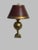 Mid 20th Century Large Gold Neoclassical Hollywood Regency Lamp With Custom Shade For Sale - Image 17 of 18