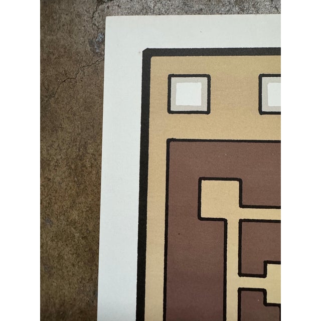 Brown 1978 David Lance Goines "Wilken & Leverett" Lithograph #75 For Sale - Image 8 of 8