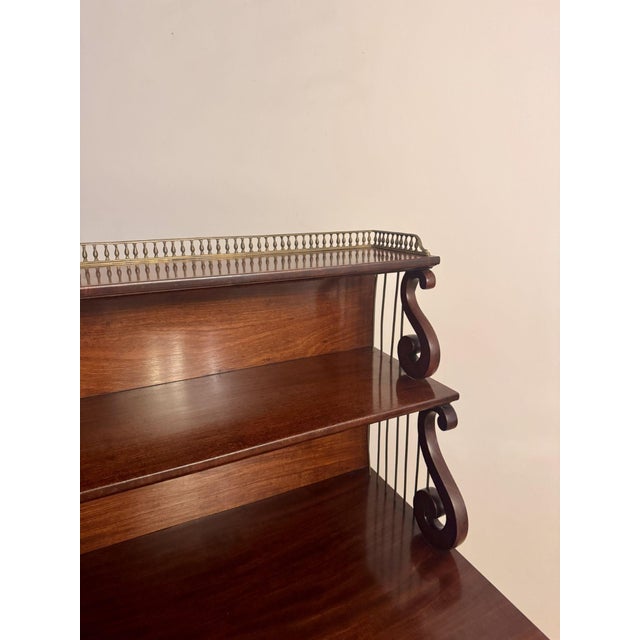 Antique Regency Mahogany Chiffonier, 1820 For Sale - Image 9 of 10