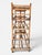 Wood Vintage French Industrial Bakery Rack on Wheels For Sale - Image 7 of 7