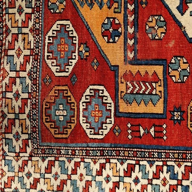 Turkish Ciammakale Rug in Wool For Sale - Image 5 of 8