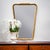 Osvaldo Borsani Trapezoidal Wall Mirror in the Style of Osvaldo Borsani, Probably Italy, Mid-20th Century For Sale - Image 4 of 11
