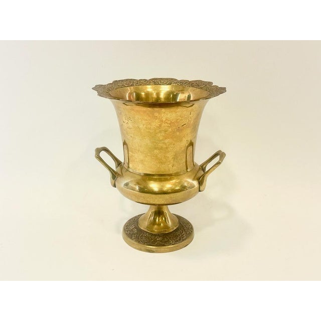 Vintage Danish Brass Wine Cooler from Malm, 1950s For Sale - Image 6 of 12