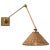 Open box set of two. The Arteriors Padma Swing Arm Wall Sconce features a wealth of texture juxtaposed against a sleek...