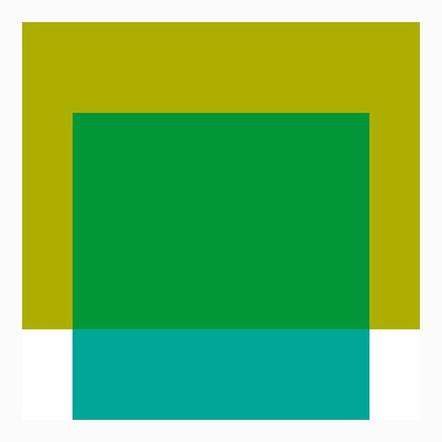 The Interaction of Green and Teal Fine Art Print 30" X 40" by Liz Roache For Sale - Image 4 of 6