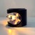 1970s Night Blue Stacking Ceramic Table Lamp from Perdomello, Italy, 1970s For Sale - Image 5 of 10