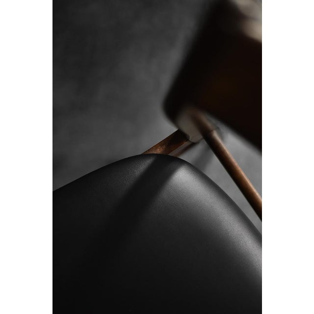 Black Mid-Century Scandinavian Modern Dining Chairs in Beech and Rosewood, 1960s, Set of 4 , Set of 4 For Sale - Image 8 of 18