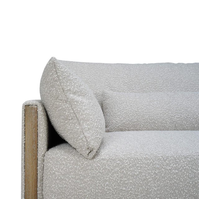 Not Yet Made - Made To Order French Modern Boucle Sofa For Sale - Image 5 of 12