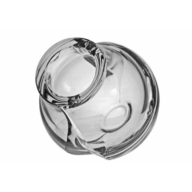 Contemporary Late 20th Century St. Louis France Crystal Vase For Sale - Image 3 of 4