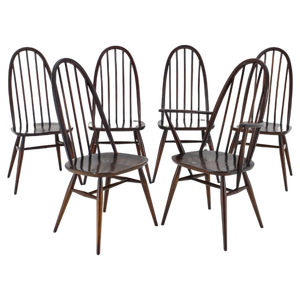 Beech Dining Chairs, Denmark, 1960s, Set of 6
