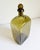 1950s Vintage Olive Green Blown Glass Decanter Bottle For Sale - Image 5 of 7